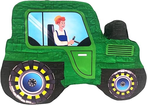 La piñata tractor acelera la diversión con un punto culminante de fiesta temática de granja!