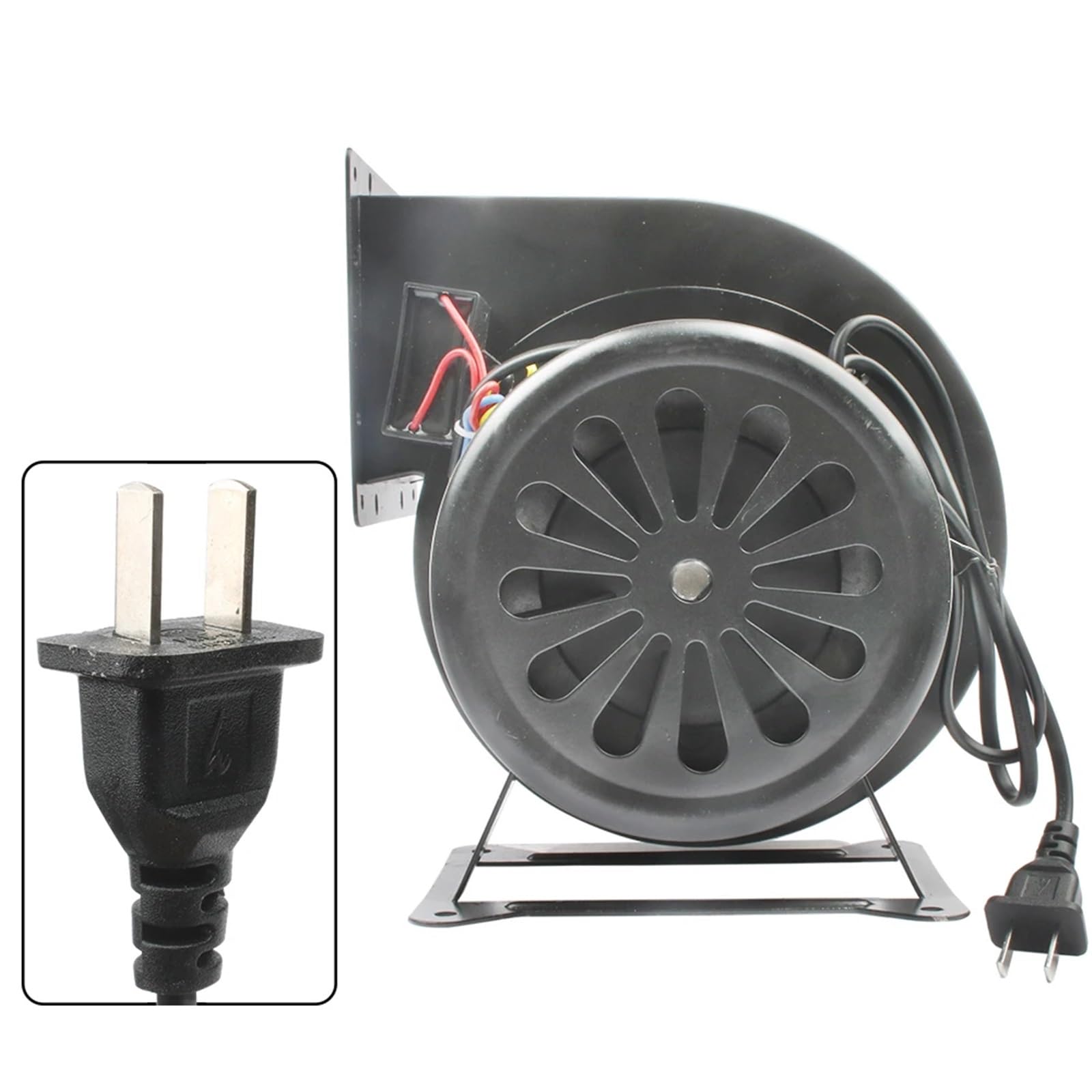 Ventilatore centrifugo di piccola frequenza di potenza 150FLJ7/5 220V 380V 320W 330W ventilatore di raffreddamento industriale (380V con dissipatore di calore, AU)