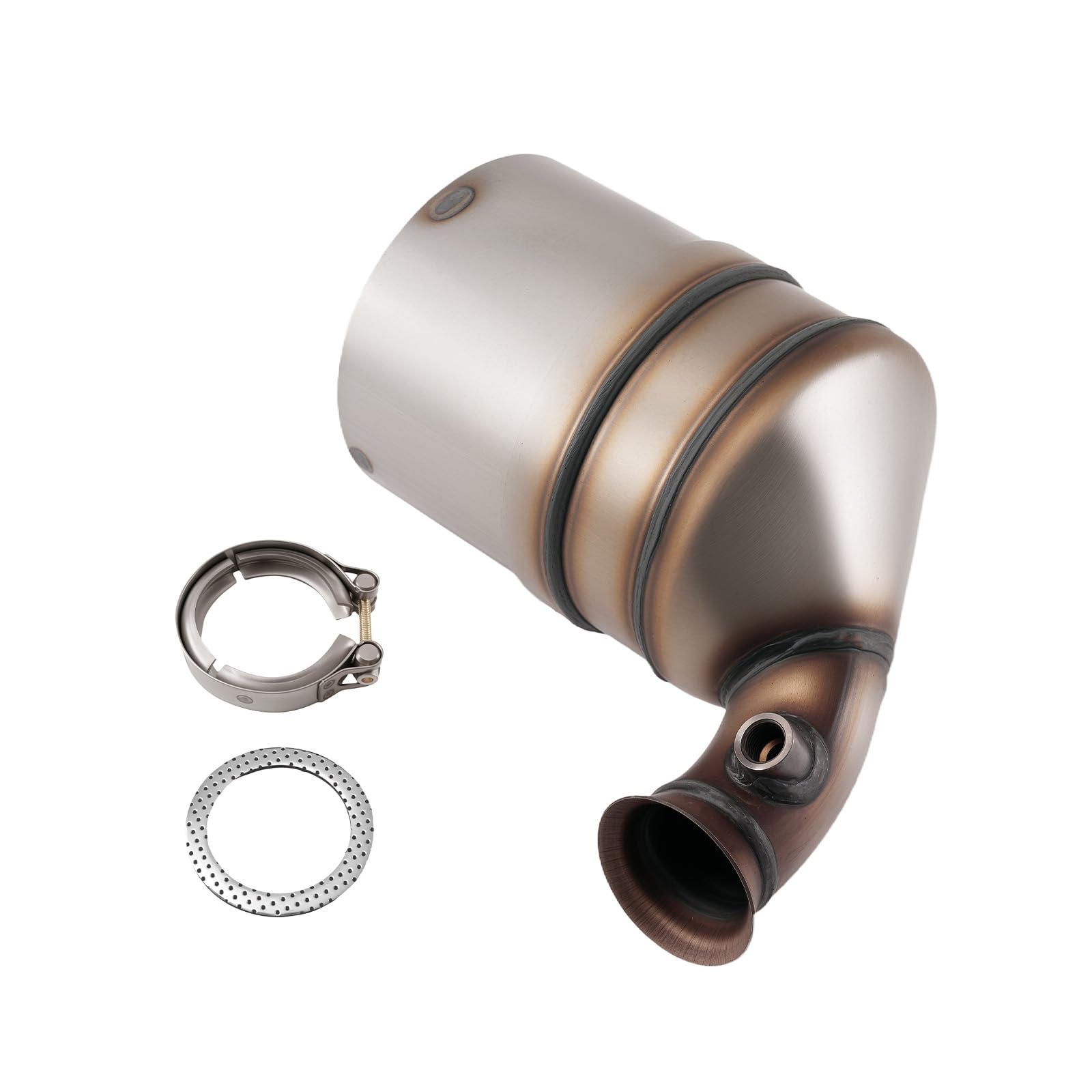 maXpeedingrods 1611322980 Filtro de partículas diésel DPF Diesel Compatible con Berlingo C2 C3 C4 C5 PEU-GEOT 206 207 307 308 Filtro de partículas de hollín 1611323780