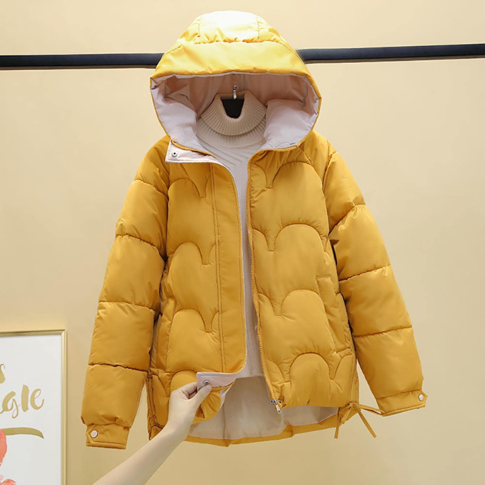 WINTER PACKAGE 2020・2021 ZXCL 2021 Short Winter Jacket Women Parkas Coat Winter Hooded