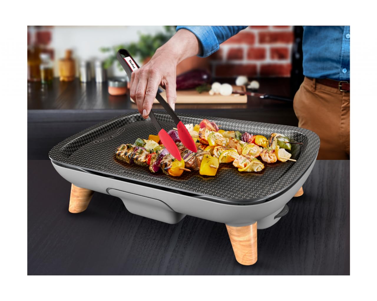 Plancha Tefal Des Saveurs Gourmet CB658P01 2400 W Gris
