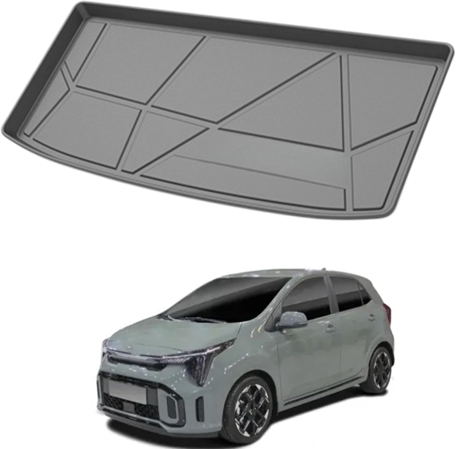 PLAKDFUU Bootmat for Kia PICANTO 2012-2023 easyclean protector