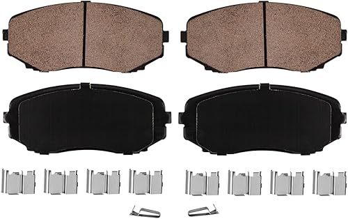 Miniatura 8 de Detroit Axle - Kit de freno delantero para Mazda 2007-2015 CX-9 Reemplazo 2008 2009 2010 2011 2012 2013 2014 Frenos de disco Rotores Pastillas de