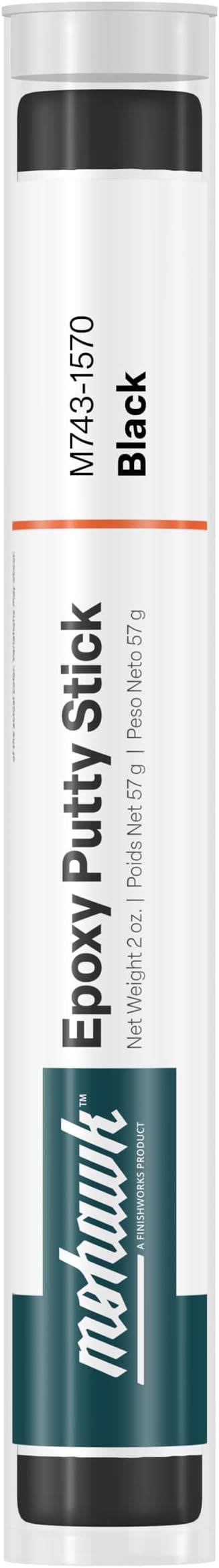 Mohawk Epoxy Putty Stick, Black, M743-1570, 1 Count