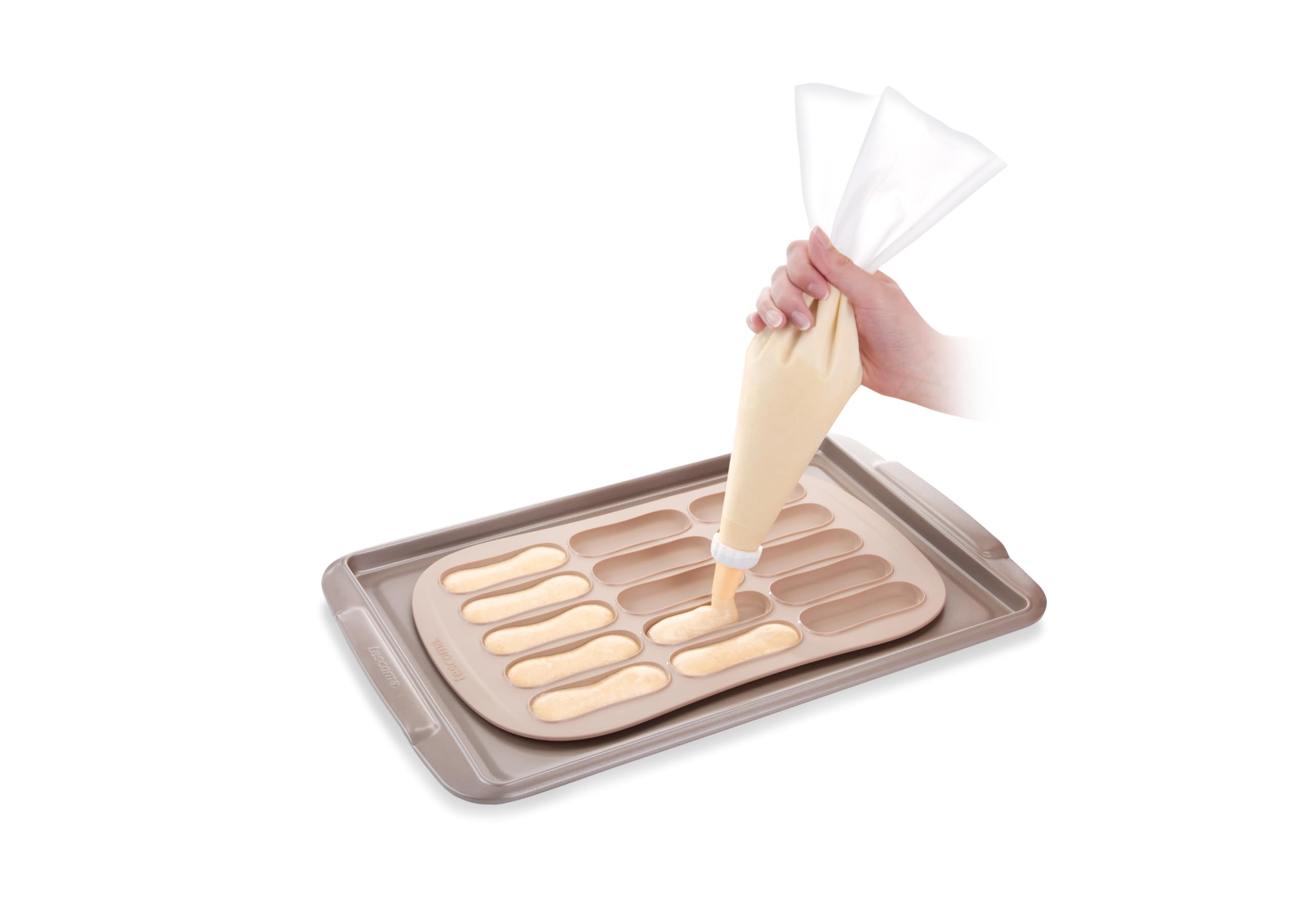 Tescoma Silikon Backform für Löffelbiskuits für Tiramisu etc. – Ansicht 2