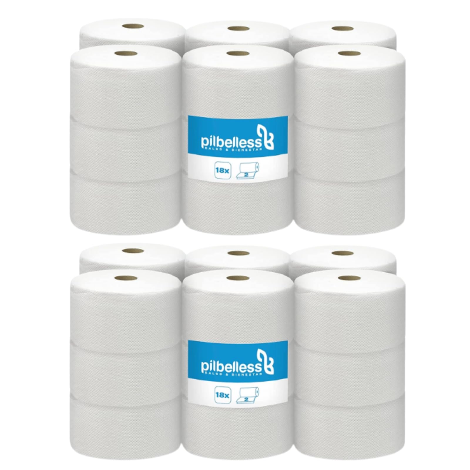 Lot de 36 Rouleaux de Papier Toilette Jumbo | Papier Toilette 2-Plis, 100m/Rouleau