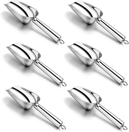 Miniatura 8 de P&P CHEF - Juego de 6 mini cucharadas de 3 onzas, de acero inoxidable, para el hogar, bar, bufé, boda, fácil de limpiar y duradero, color dorado