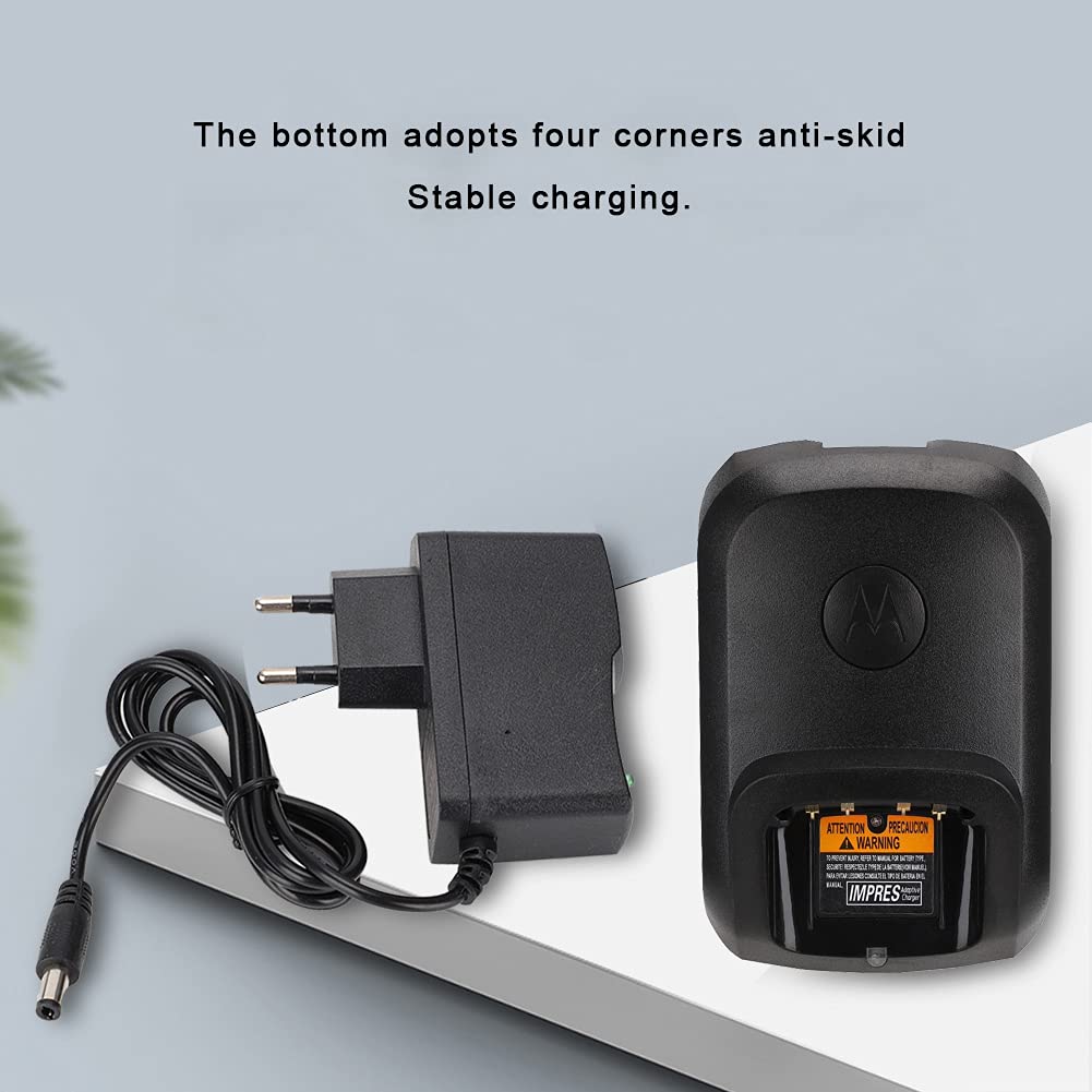 Caricabatterie Rapido per XIR P8268 DP4400 DP4800 DP4801 DEP550 DEP570 DP2000 DP2400 DP2600 Walkie Talkie 100-240 V, Base Stazione di Ricarica Batteria Radio Bidirezionale