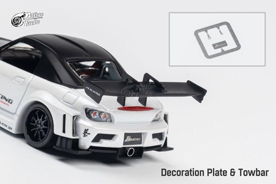 1/64 MicroTurbo ホンダ S2000 API JS レーシング 黒 Microturbo 1:64 Honda S2000 JS Black – Horizon Diecast
