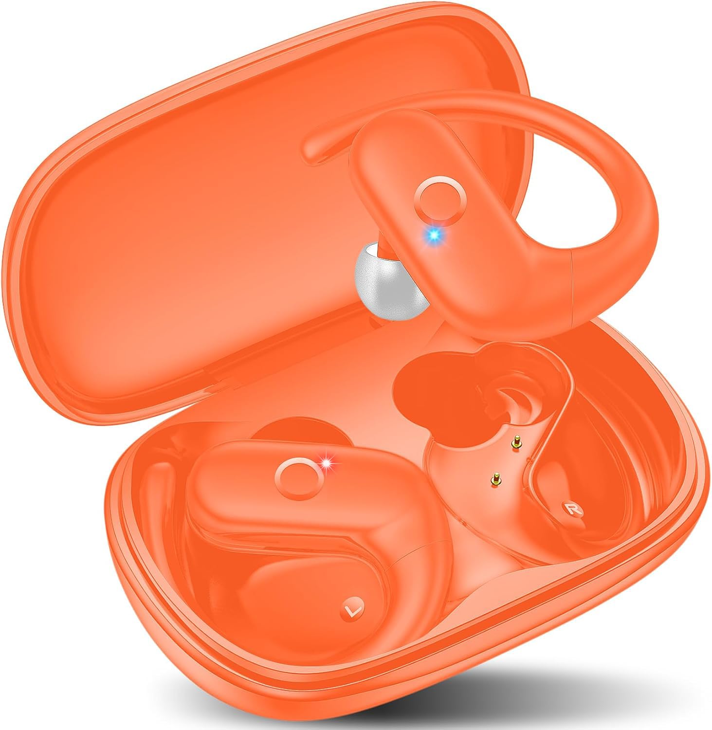 新品、未開封-オレンジ ワイヤレスイヤフォン ケース付き2025年10月2日発売 Amazon.co.jp: イヤホン bluetooth ワイヤレスイヤホン【2025最新