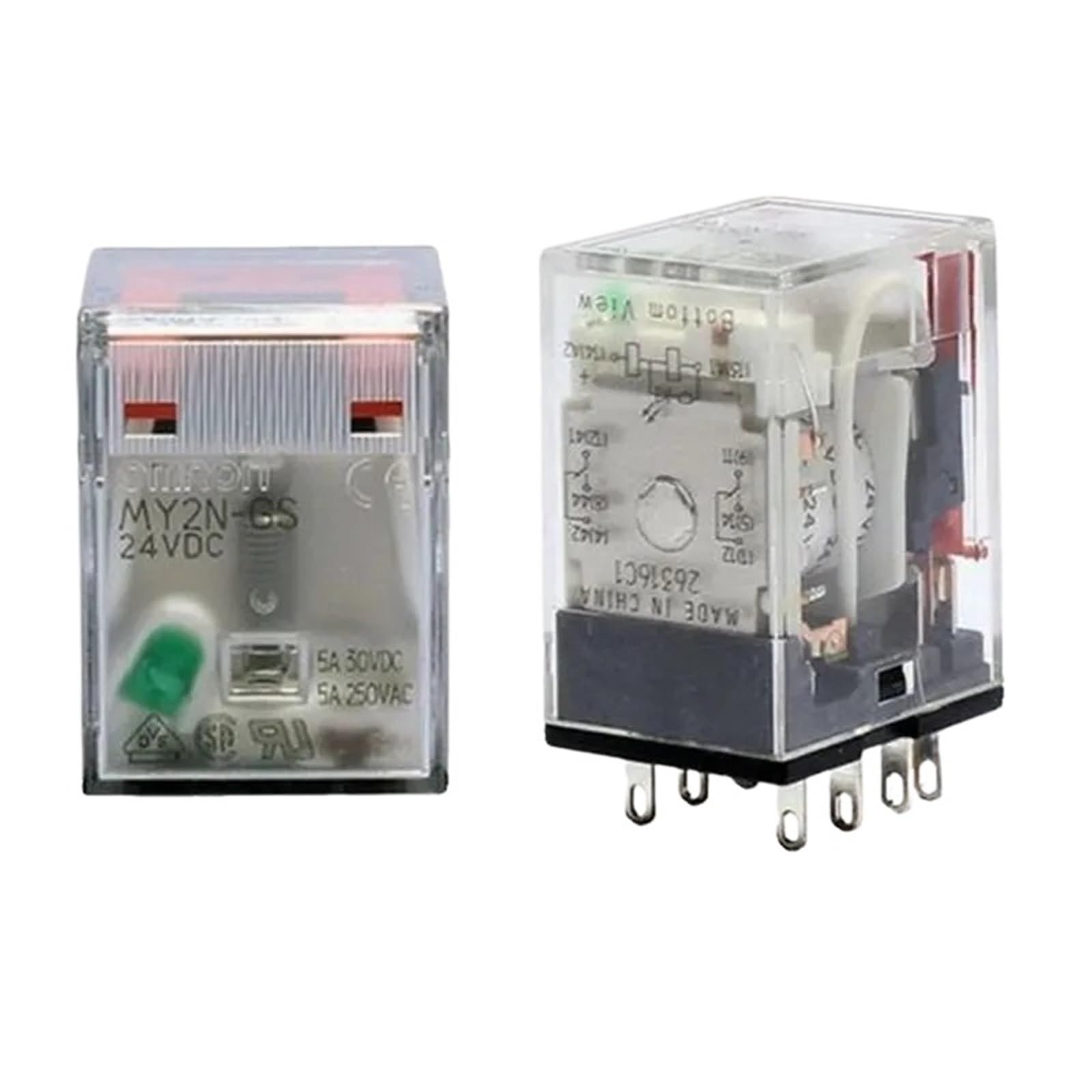 Relay MY4N-GS MY4NGS 24VDC commande basse tension pour machine outil