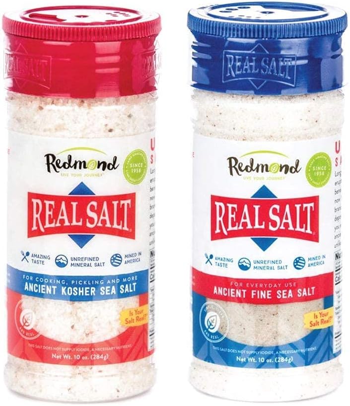Redmond Real Salt Ancient Fine Sea Salt, Unrefined