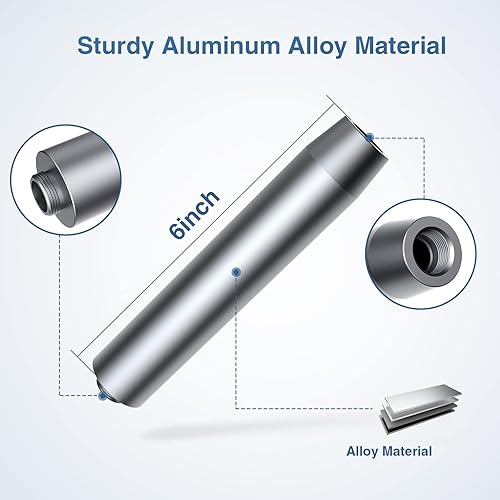 Miniatura 6 de Hayve Tubo de extensión de microscopio digital, poste de metal extensor de 6 pulgadas más largo para una visión más grande, ver toda la moneda,