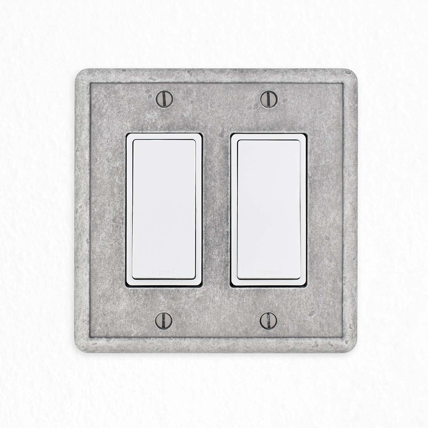 リクエストパネル Questech Light Switch Covers, Double Rocker Wall Plates for