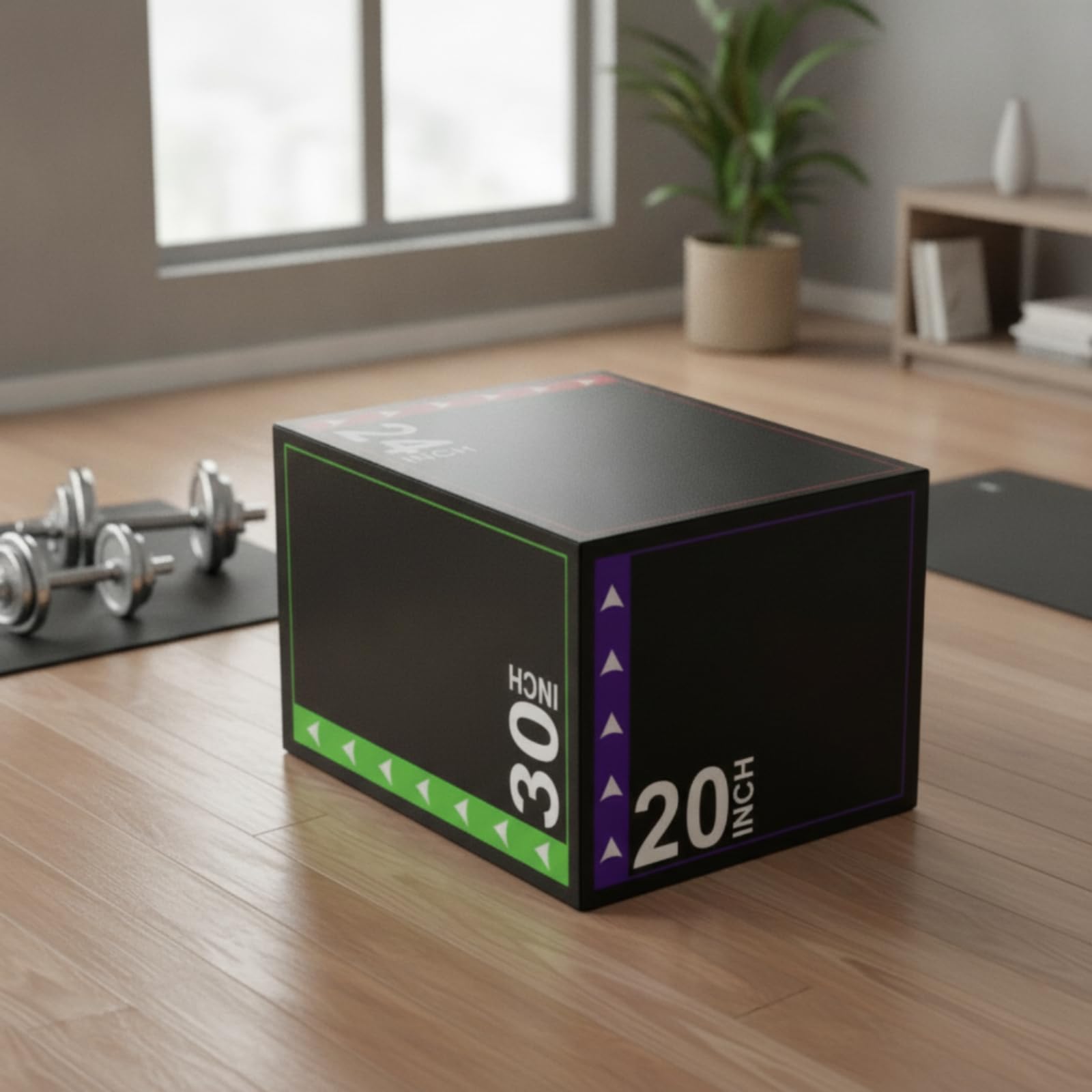 kowaku Pliometrico Box Antiscivolo Box Pliometrico Portatile Scatola per Appassionati di Fitness, Palestra in Casa