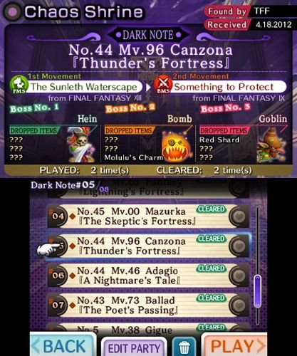 Vista 8 de Theatrhythm Final Fantasy