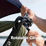 Anymaka Installation rapide 3 Support de hamac en alliage d'aluminium portable réglable pour l'extérieur avec le mode chaise & Mode Lounge jusqu'à 105'' - 550 LBS Capacité - Compact & portatif & Stable sur n'importe quel terrain