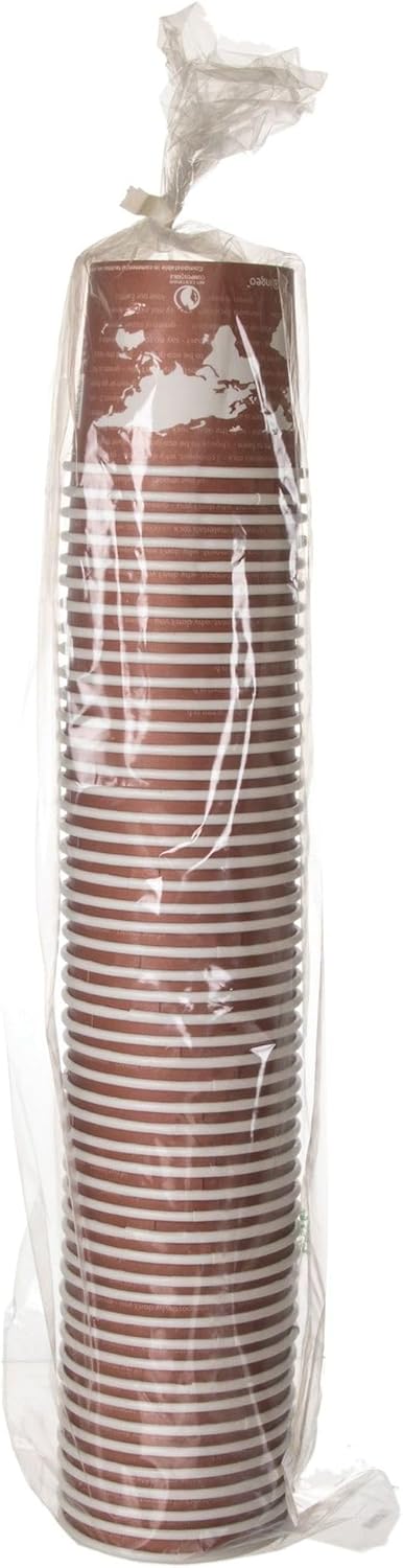 ECO PRODUCTS Compostable 10oz Lined Paper Food Bowls, Case of 1000, Renewable Disposable Round Containers, Plant-Based PLA Lined, World Art, Lids Available, ASTM Compliant, BPI-Certified