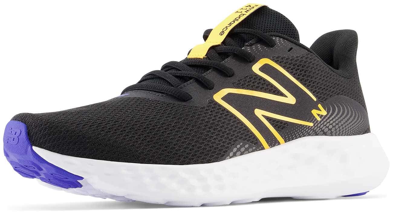 New Balance 411v3, Zapatillas Hombre, Black, 42.5 EU
