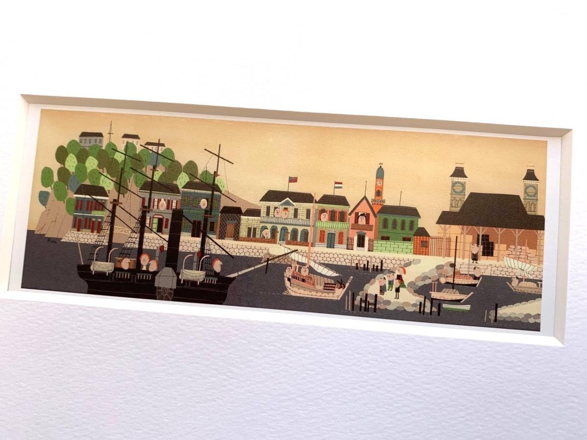 K531 柳原良平 アートフレーム 横浜ベイブリッジ夜景 K531 柳原良平 アートフレーム 横浜ベイブリッジ夜景