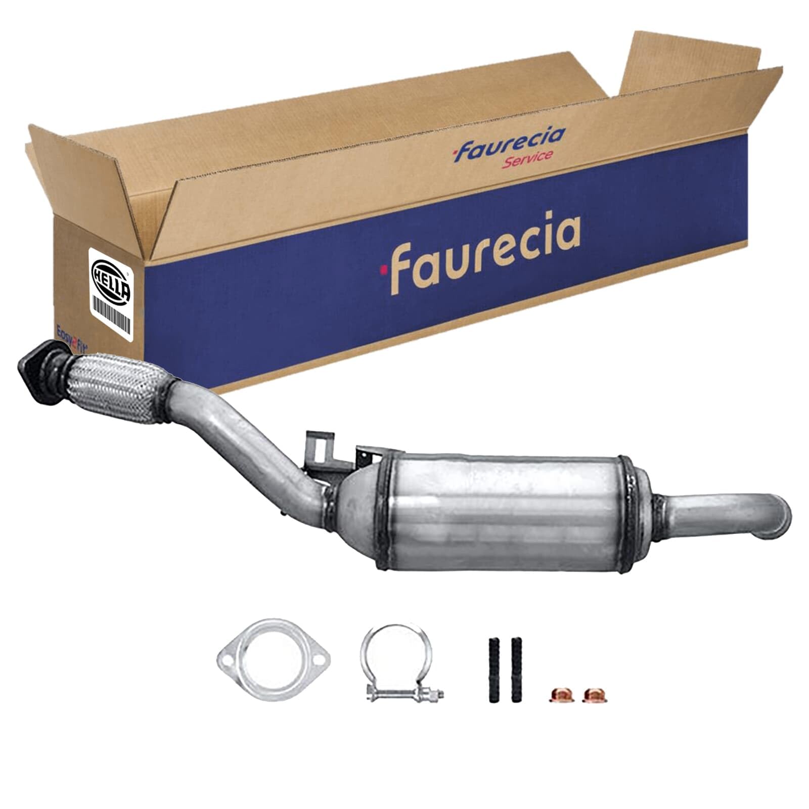 HELLA 8LG 366 071-241 Dieselpartikelfilter Easy2Fit Kit Euro 5 einteilig Set mit Anbauteilen für VAUXHALL VIVARO A
