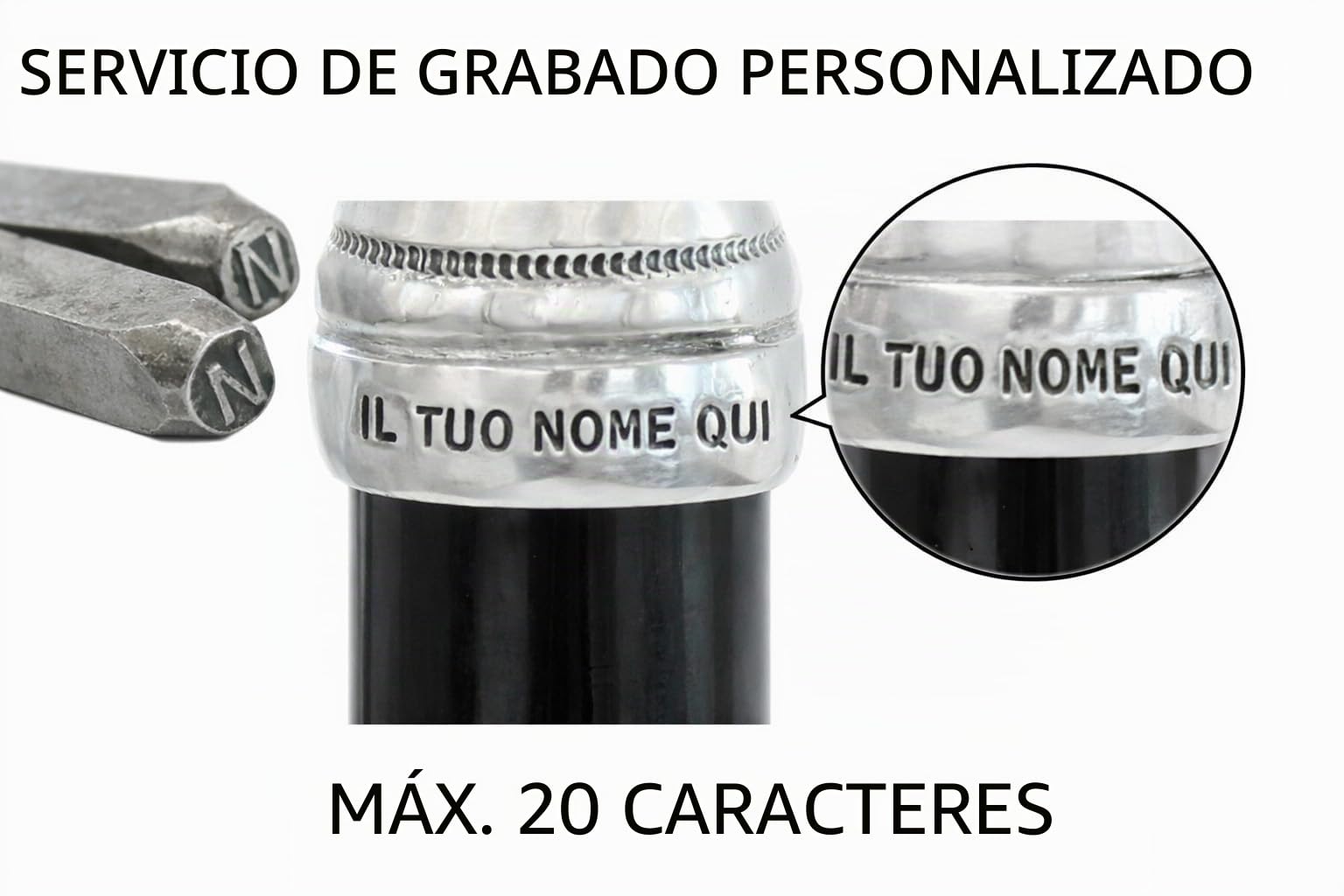 CAVAGNINI, bastón de jaguar. Bastón hecho a mano, personalizable, fabricado en Italia.