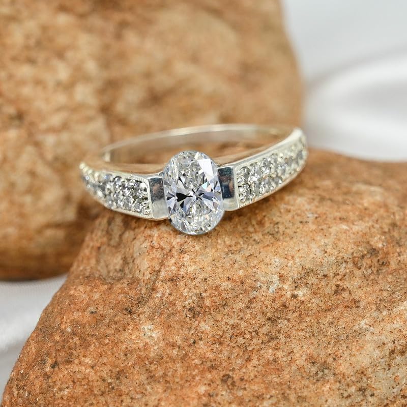 Edelstein Ring silberplattiert für Damen und Herren stilvoll alle Größen Geschenkidee handgefertigter Schmuck CRG1168AA