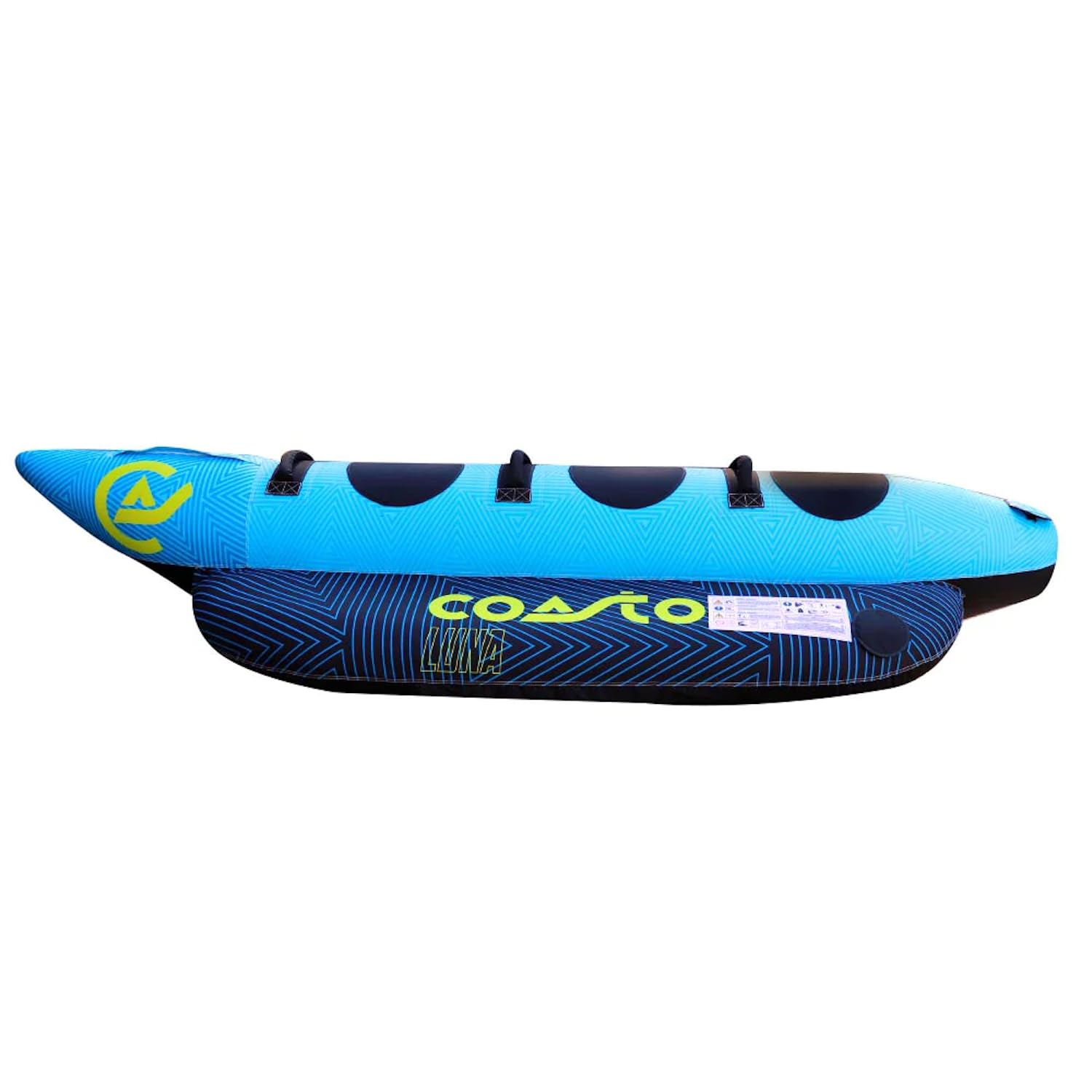 Coasto, Luna, Banana Da Traino, Blu/Azzurro/Giallo, 3P, Unisex-Adult