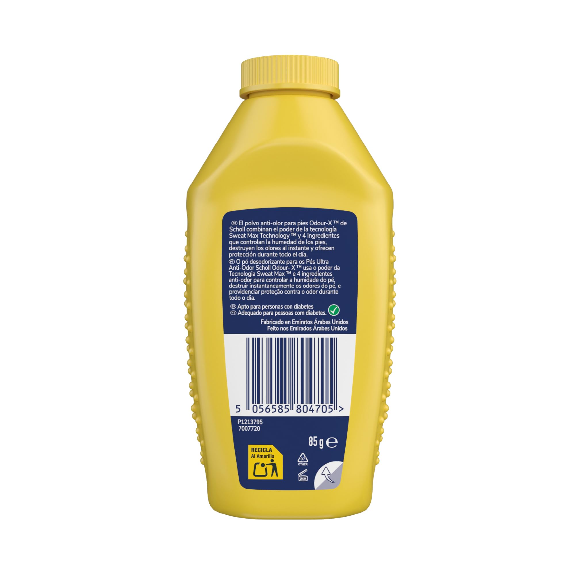 Dr. Scholl's Odor-X Ultra Antiolores, 6.25 oz - Fórmula sin talco que elimina los olores al instante, absorbe el sudor, protección garantizada contra el mal olor durante todo el día