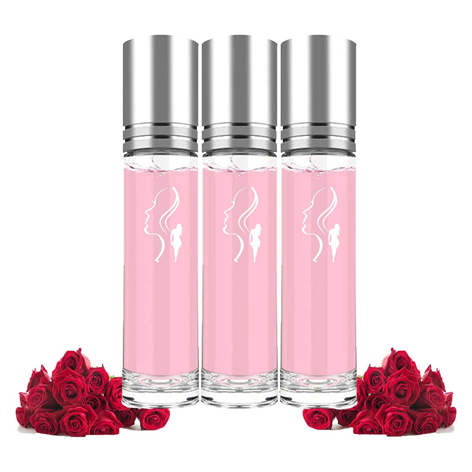 Pheromone Perfume Enhanced Edition, Pheromone Perfume For Woman, Pure Romance Pheromone Perfume, Perfume For Women To Attract Men (3PC)