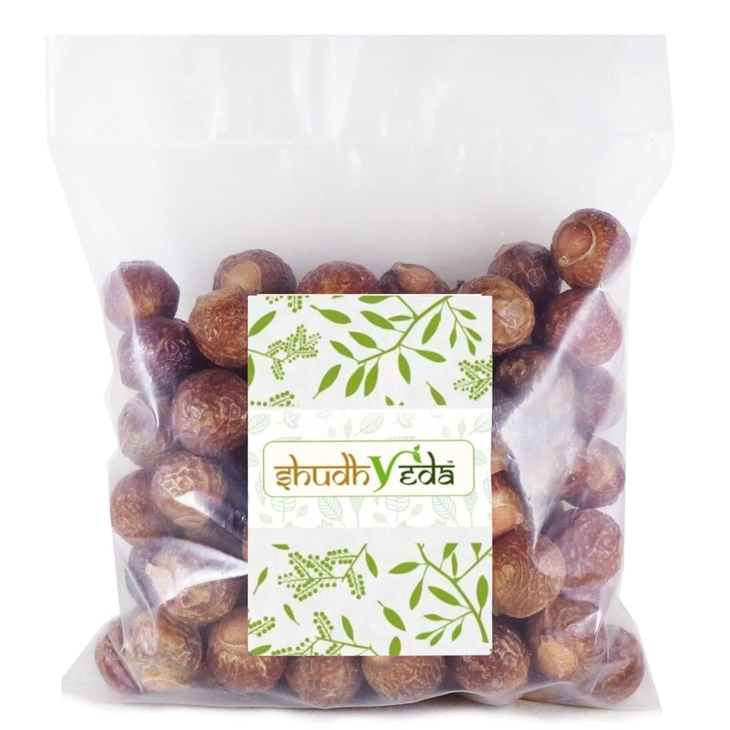 ShudhVeda Dried Big Reetha Nuts/Soapnut (1 Kg) for Hair whole | 100% Natural, Preservative free | Selected Quality