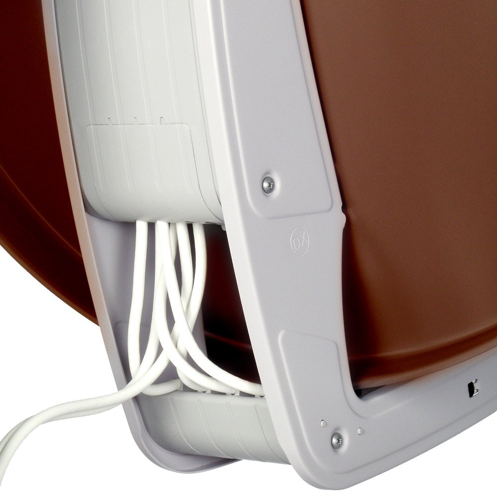 Axing ASA 85 in alluminio Antenna Satellitare 85 cm con LNB 40 mm di supporto, satellitare schuessell