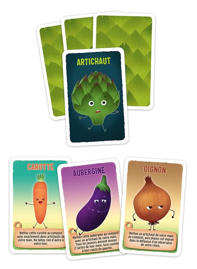 GIGAMIC - LA Fin des Artichokes - A Party Game with Simple Rules and Many Interactions - From 2 to 4 Players - From 10 Years - Image 3