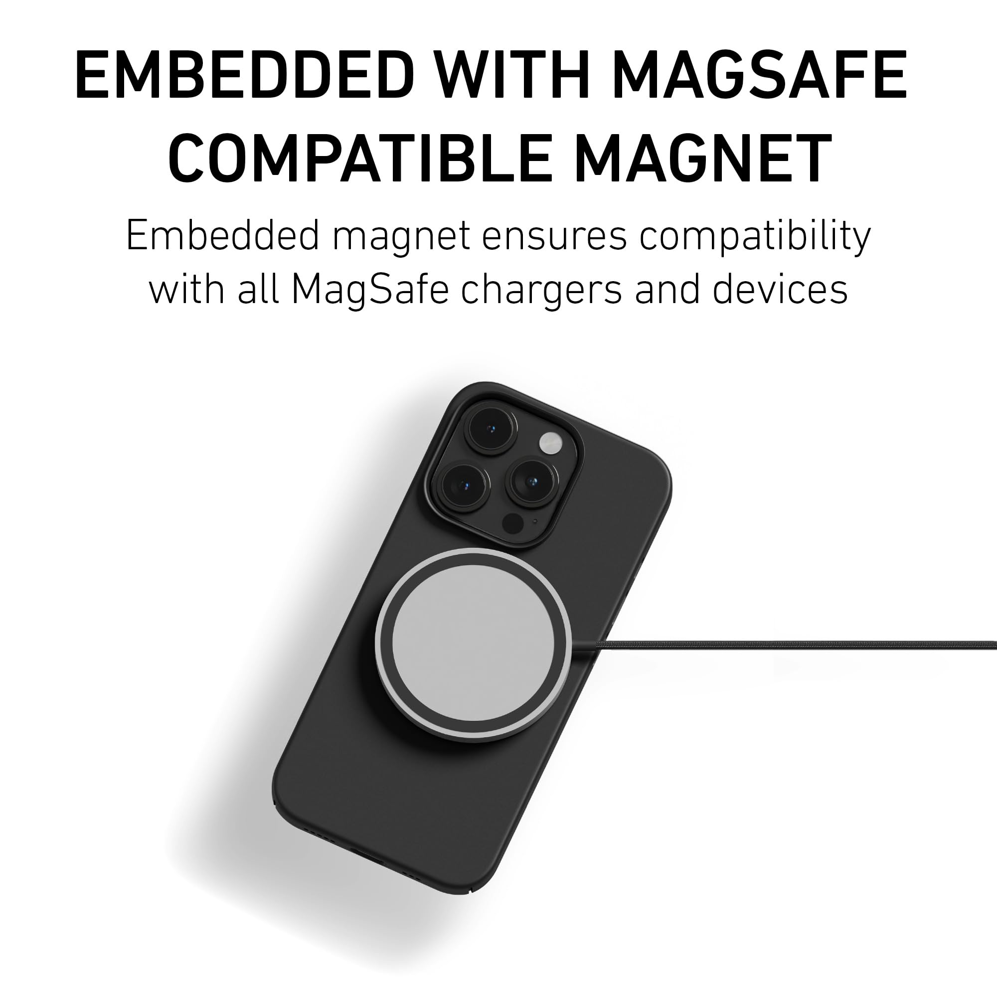 Amazon.co.jp: PEEL iPhone 15 Pro用磁気ケース (ブラック