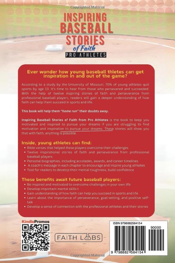 Inspiring Baseball Stories of Faith from Pro Athletes: Inspirational Christian Stories for Teen and Young Adults (Faith Sports Stories for Young Athletes) - Image 2