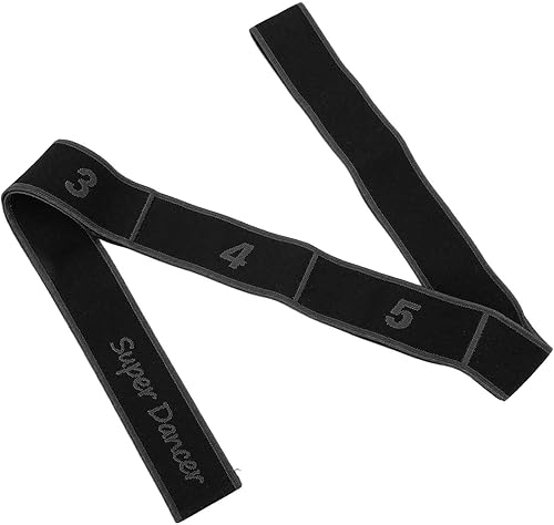Miniatura 6 de Drfeify Banda elástica para hacer ejercicio, gimnasio, entrenamiento de danza latina, banda elástica con súper elasticidad, adecuada para baile