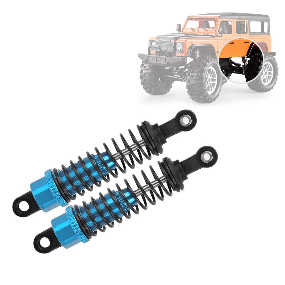 4 szt. 1/16 Zdalnie Sterowanym Samochodowym Metalowym Amortyzatorem Amortyzującym Części Zamienne do Zawieszenia do Samochodu RC 1:16 70mm