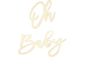 Oh Baby! Wooden Nursery Decor Sign for Unforgettable Moments