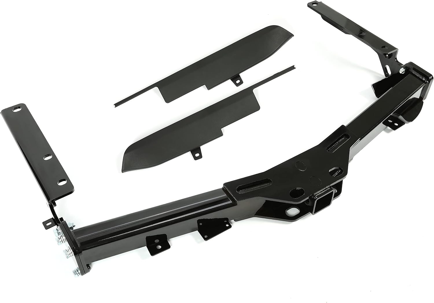 Kojem Class 3 Trailer Hitch Compatible with 2014-2019 Toyota Highlander & Highlander Hybrid Tow Hitch 2" Receiver Steel Powder Coated Black 2Packages