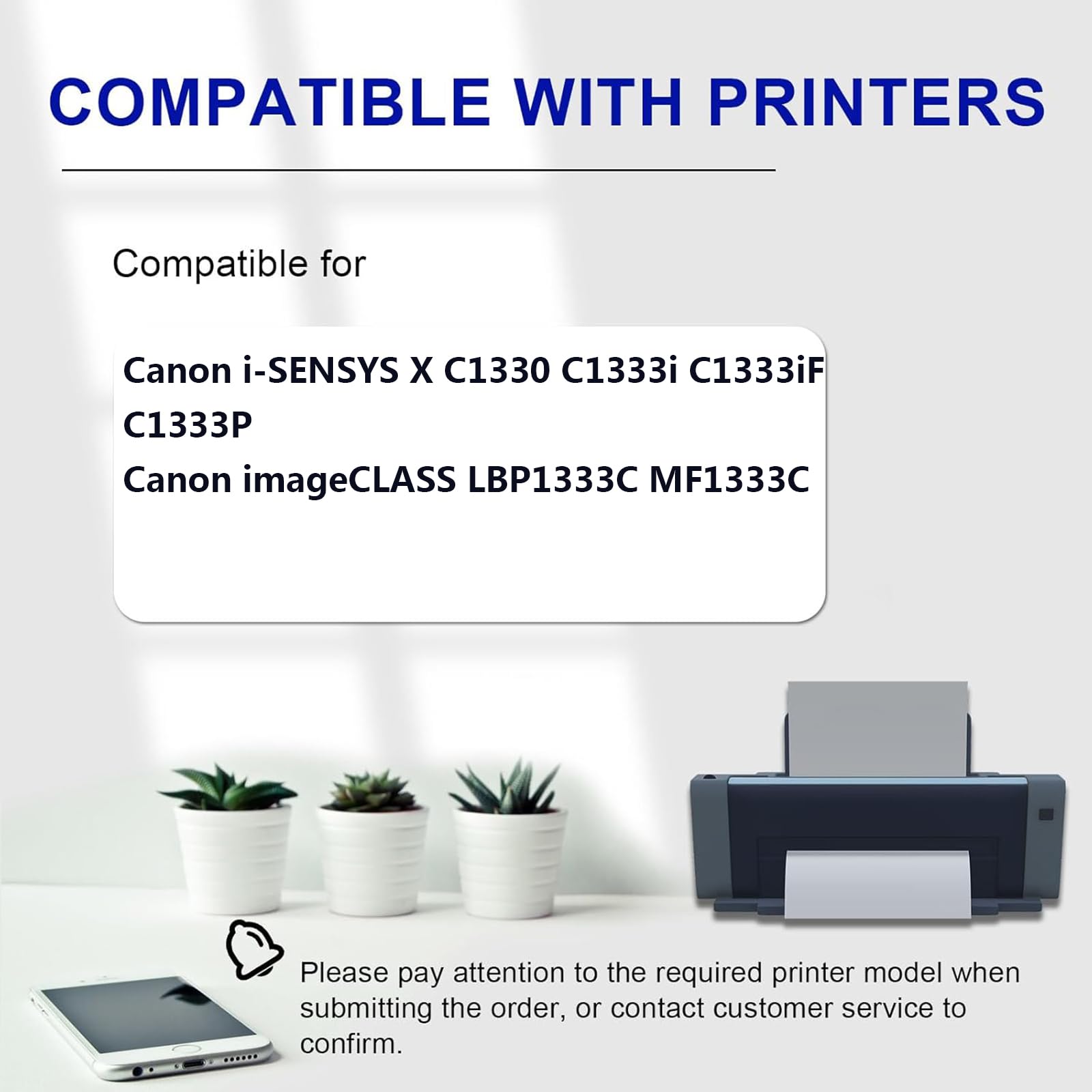 T12 T12BK T12C T12Y T12M Cartucce Toner ad Alta capacità Compatibili per Canon i-SENSYS XC1333i C1333iF C1333P Stampanti, 7500 Pagine,2*Black