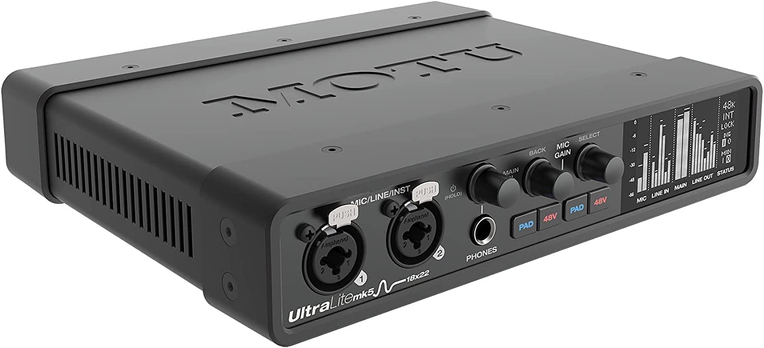 Amazon.com: MOTU UltraLite-mk5 USB Audio Interface Bundle with