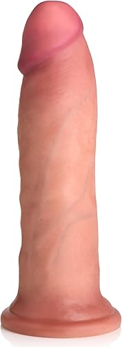 CURVE TOYS Jock - Consolador de doble densidad de 7 pulgadas para hombres, mujeres y parejas. Consolador de silicona ultra realista de alta calidad.