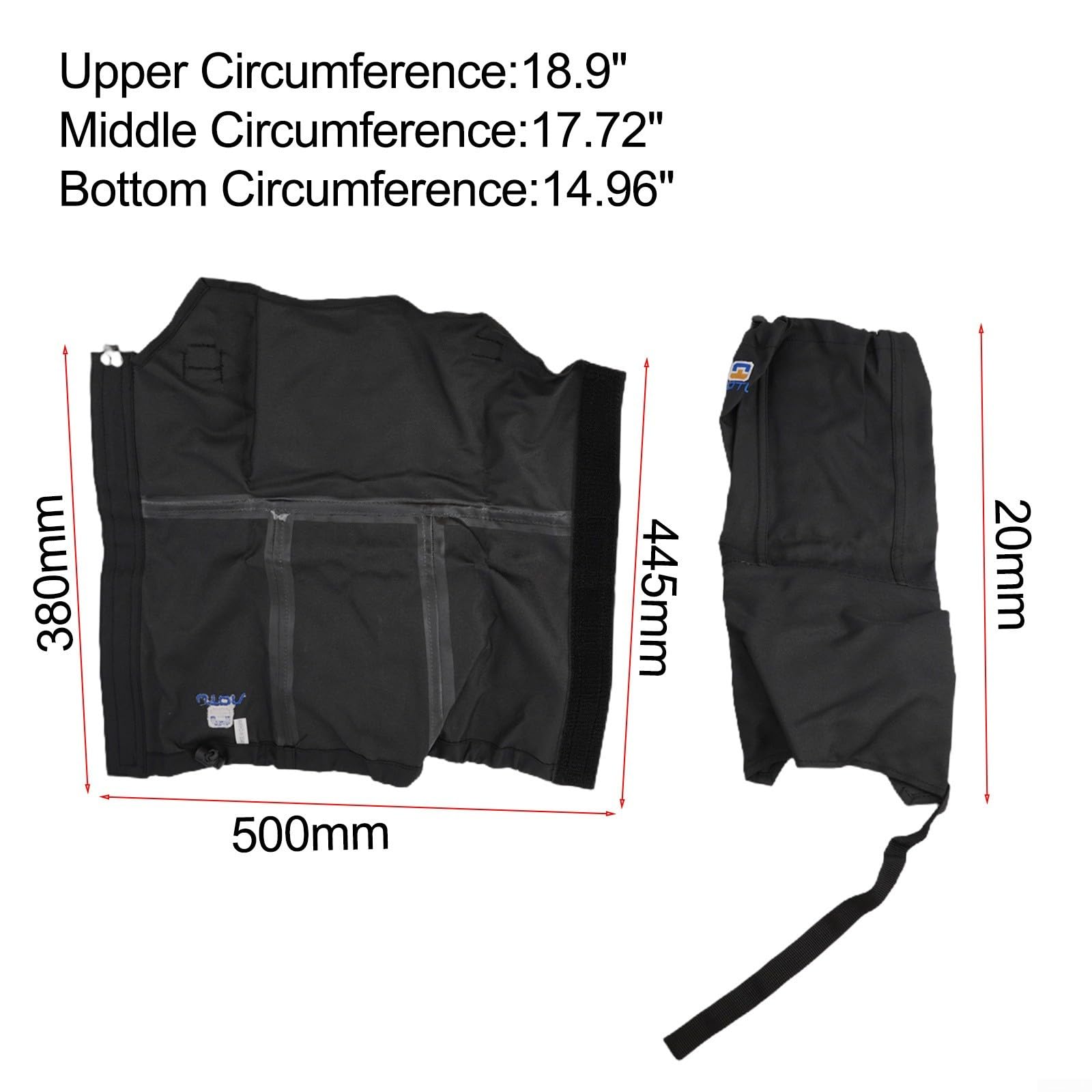 Leg Gaiters, Hiking Camping Gaiter Cover, Waterproof Hiking Gaiters Mountaineering Foot Protection Snow Cover Foot Strap, For Guard Leg Protection, Anti Bite, Dust Proof, Anti Sand