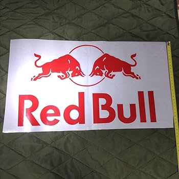 レッドブルロゴ　カッティングステッカー　マスキング用　送料込み レッドブルロゴ カッティングステッカー マスキング用 送料込み