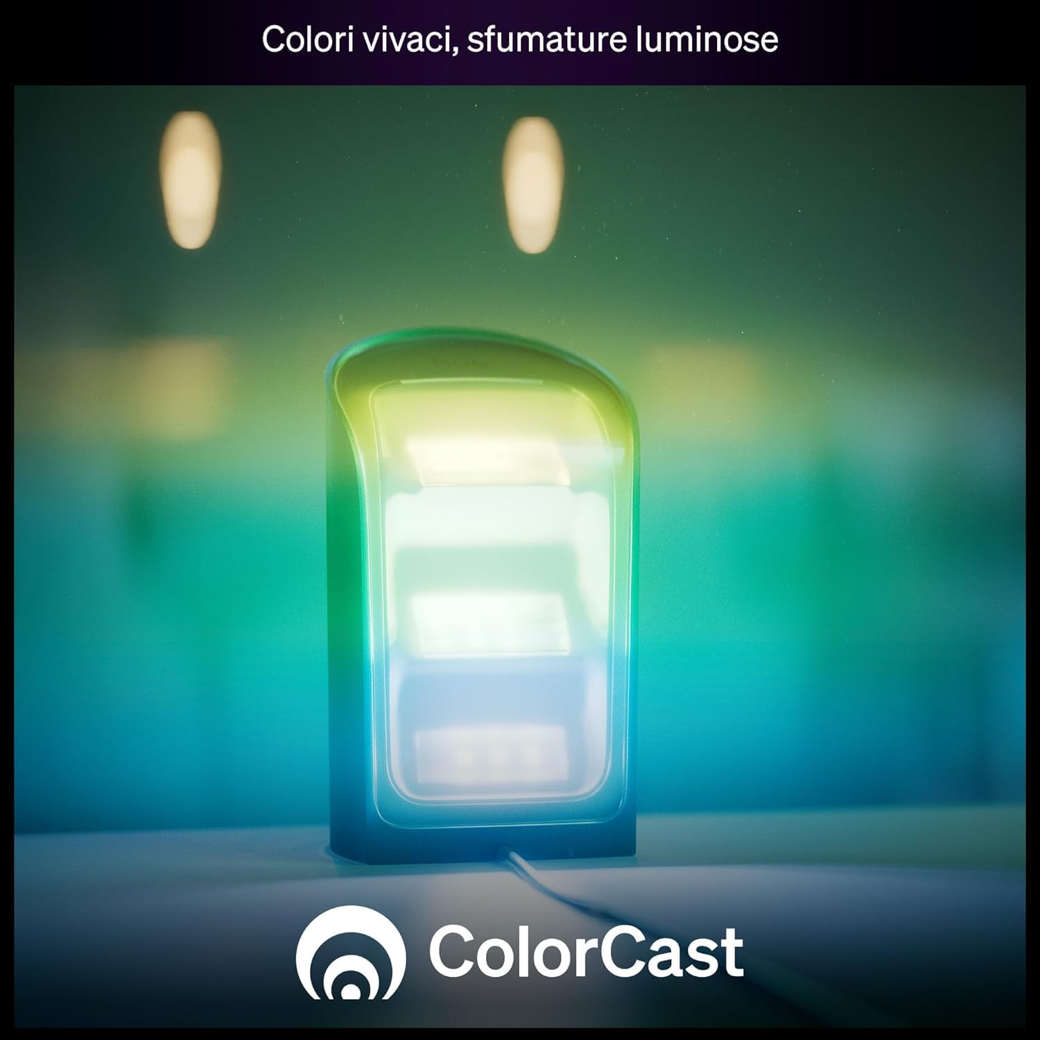 Philips Hue Play Smart Wall Washer Bianco, Tecnologia ColorCast, Luce bianca e colorata, Compatibile Bluetooth, Controllo vocale con Alexa, Apple Home & Google Assistant, pack da 2