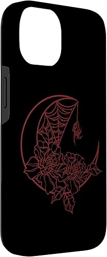 Miniatura 6 de Funda para iPhone 11 Pro Max Goth Y2K Alt Fairy Grunge Emo Flower Rose Web Spider Moon