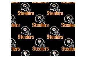 NFL Teams Official Steelers Cotton Fabric - 1/2 Yard