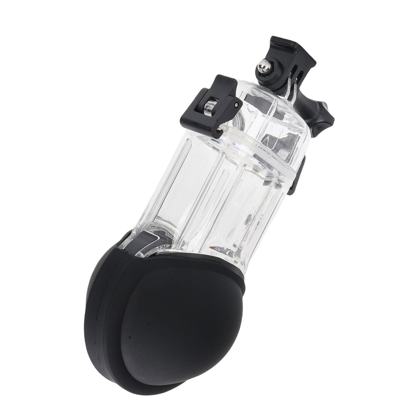 Estuche de Buceo para Cámara de Acción, Carcasa de Buceo Impermeable Subacuática de 50 M 164 Pies con Adaptador de Soporte, Estuche Protector de para Cámara de Niebla para Surf y Snorkel