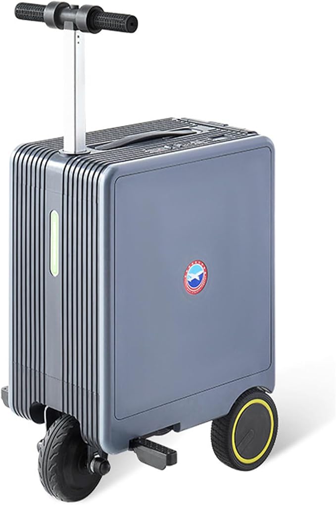 ALSUP Maletas Inteligentes de 36L, Maleta Patinete Capacidad de 36 L, Asa Ajustable Agarre Ligera, Cerradura TSA, Capacidad de Carga 120 KG Silver