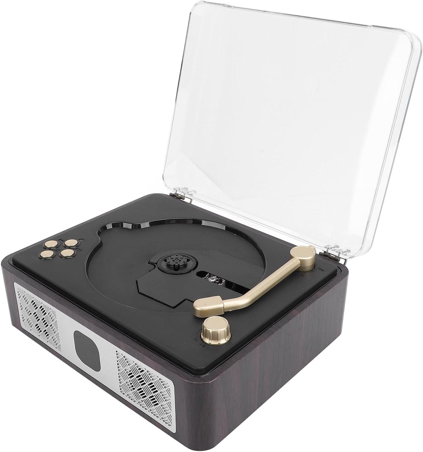 Vintage CD Player, Portable CD Player with Speakers